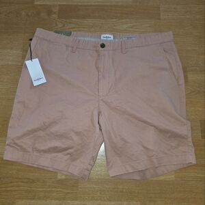Goodfellow & Co Flat Front The Every Wear Shorts Coral Pink Size 42 NWT D-2846